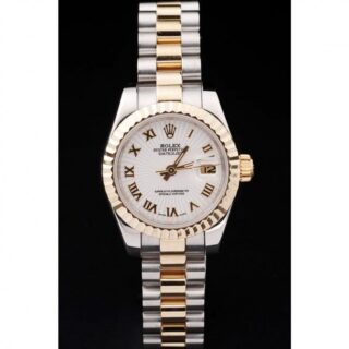 Superclone Datejust White Dial SRL104 Perspective View