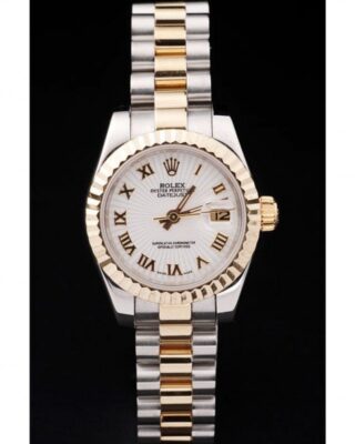 Superclone Datejust White Dial SRL104 Perspective View