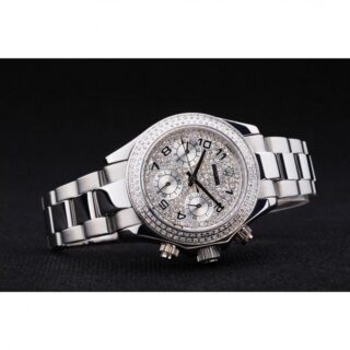 Daytona Silver Dial RL165 Close-Up Focus