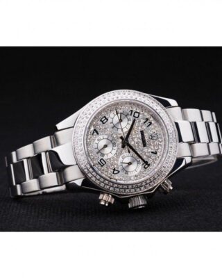 Daytona Silver Dial RL165 Close-Up Focus