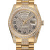 Swiss Fake Rolex Day-Date 37mm Gold Dial 1453956
