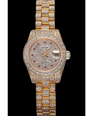 Superclone Datejust White Dial 622024 Perspective View
