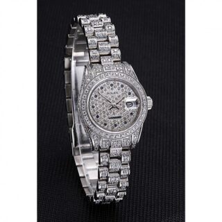 Superclone Datejust Silver Dial 622022 Angle Detail