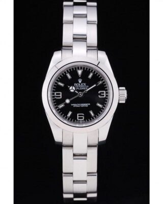 Superclone Explorer Black Dial SLR157 Perspective View