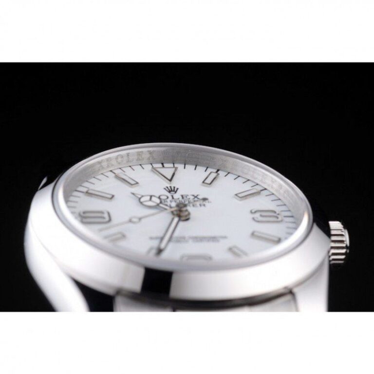 Explorer Silver Dial 98086 Profile Shot