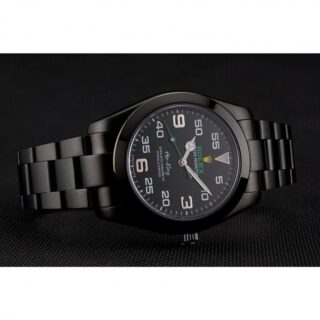 Air-King Black Dial 1454019 Angle Detail