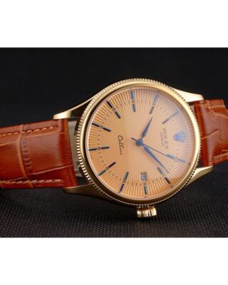 Superclone Cellini Gold Dial REP016797 Close-Up Focus