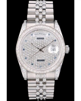 Day-Date Diamond Dial 41985 Perspective View