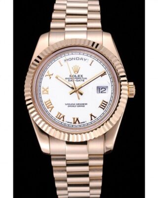 Day-Date White Dial 622546 Perspective View
