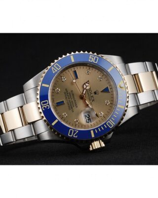 Submariner Gold Dial rl55 Close-Up Focus