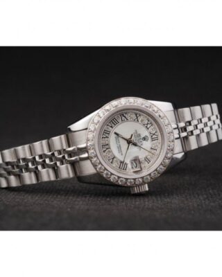 Superclone Datejust Diamond Dial SRL65 Close-Up Focus