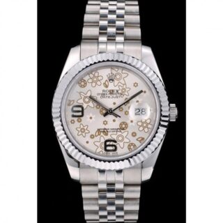 Superclone Datejust Silver Dial 42001 Perspective View