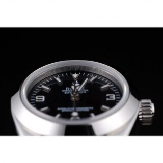 Explorer Black Dial 98089 Profile Shot