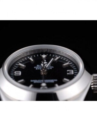 Explorer Black Dial 98089 Profile Shot