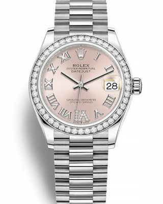 Datejust Pink set with diamonds Dial 278384RBR