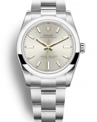 Oyster Perpetual Lady Silver Dial 124200