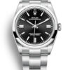 Fake Rolex Oyster Perpetual Lady 36mm Black Dial 126000