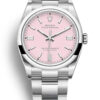 Fake Rolex Oyster Perpetual Lady 36mm Candy Pink Dial 126000