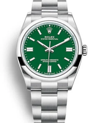 Oyster Perpetual Lady Green Dial 126000