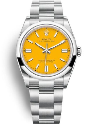 Oyster Perpetual Lady Yellow Dial 126000