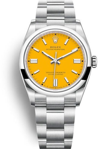 Oyster Perpetual Lady Yellow Dial 126000