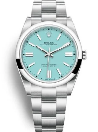 Oyster Perpetual Tiffany Blue Dial 124300