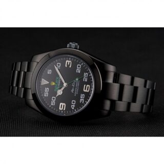 Air-King Black Dial 1454019 Close-Up Focus