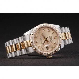 Superclone Datejust Gold Dial SRL41 Style Perspective