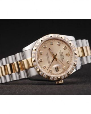 Superclone Datejust Gold Dial SRL41 Style Perspective