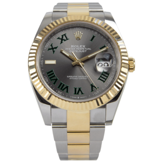 Datejust II Rhodium Dial 126333 "Wimbledon" Two-Tone Oyster