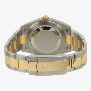 Datejust II Rhodium Dial 126333 "Wimbledon" Two-Tone Oyster Angle Detail
