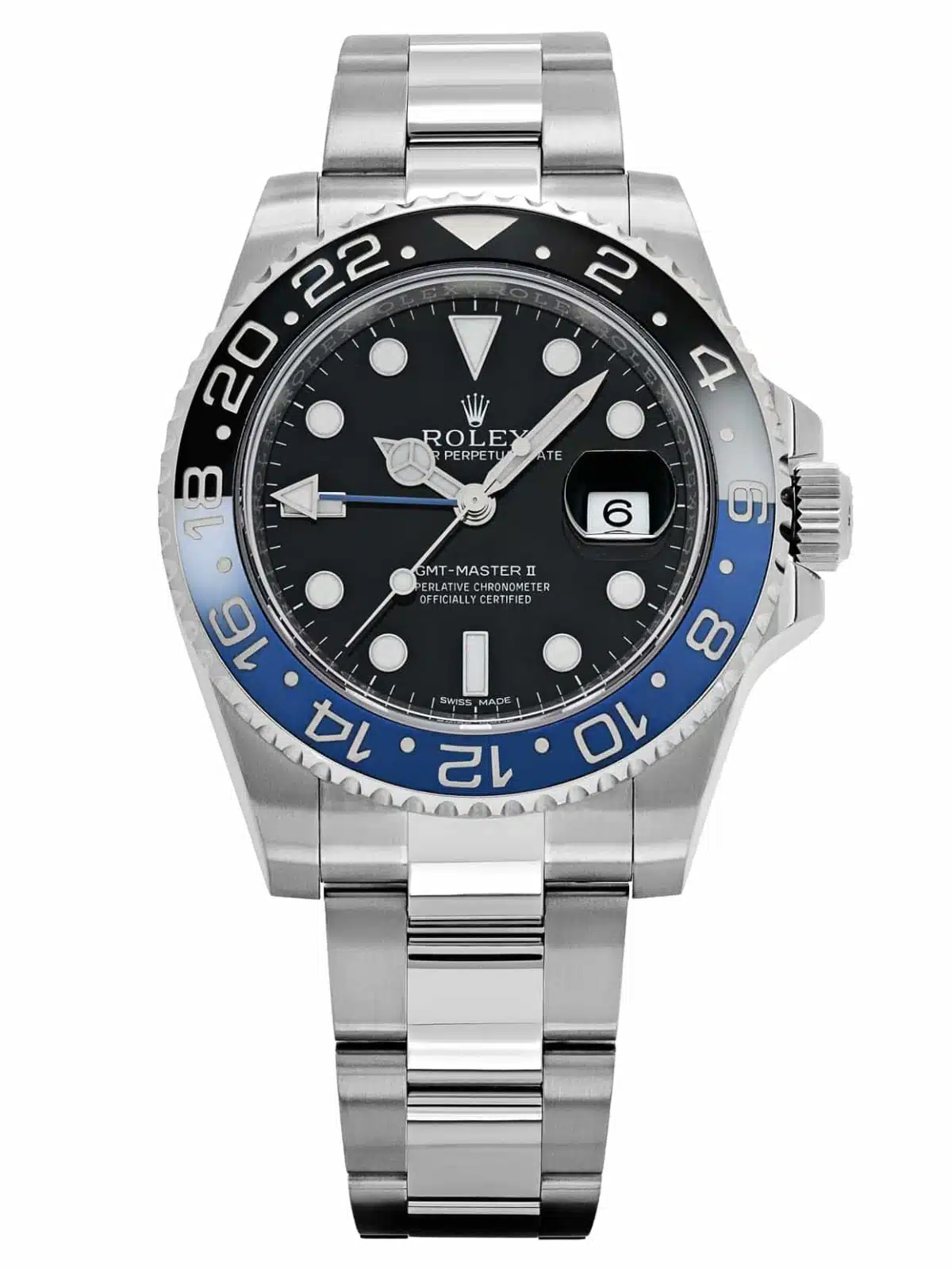 Replica Rolex GMT-Master II Black Dial 116710BLNR "Batman"