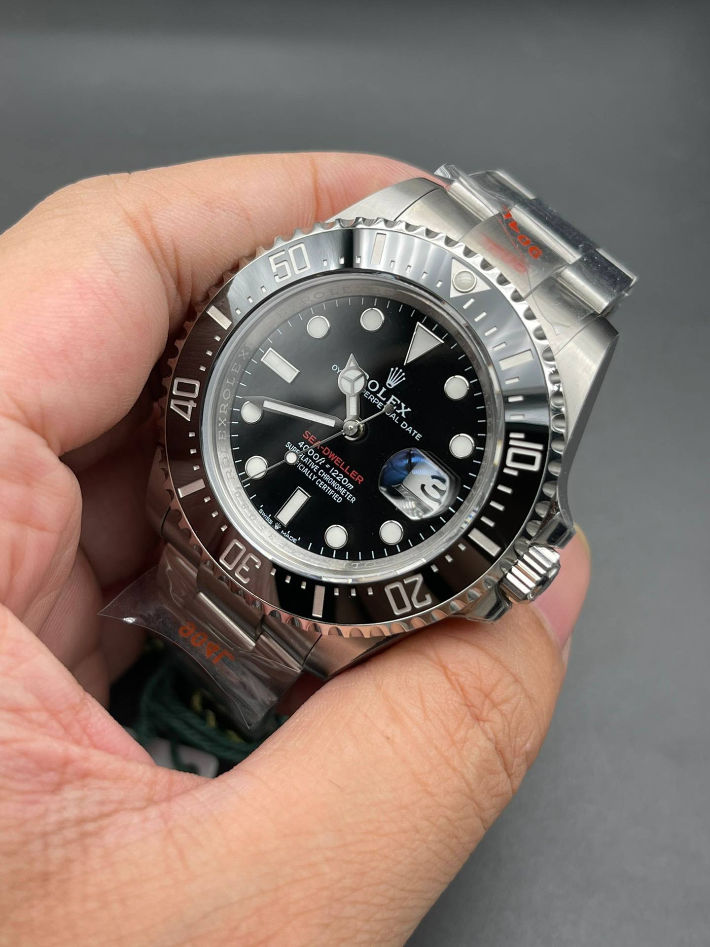 Rolex Sea-Dweller 126600 Replica Angled View