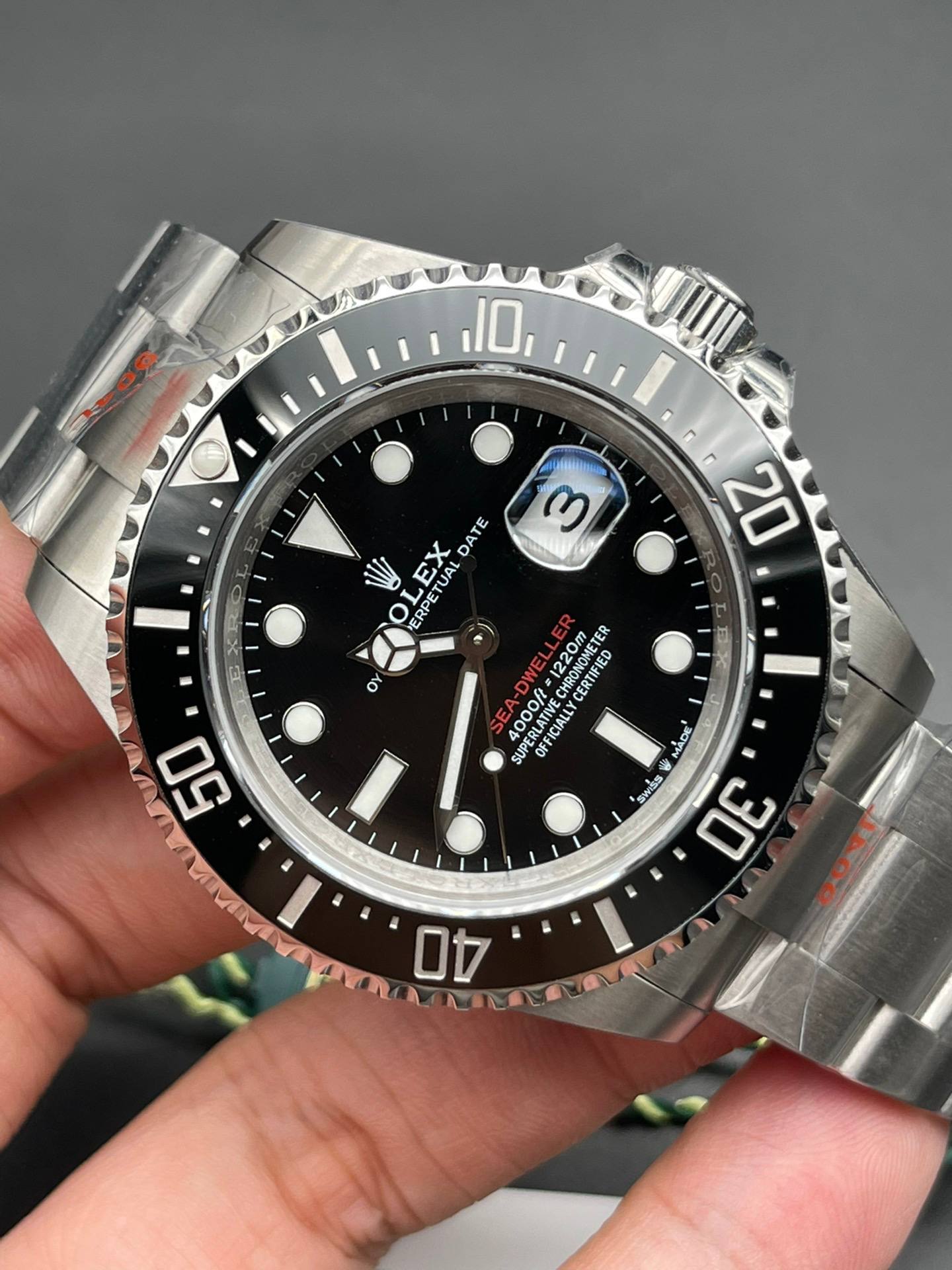 Rolex Sea-Dweller 126600 Replica Side Profile View