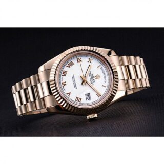 Day-Date White Dial 622546 Close-Up Focus