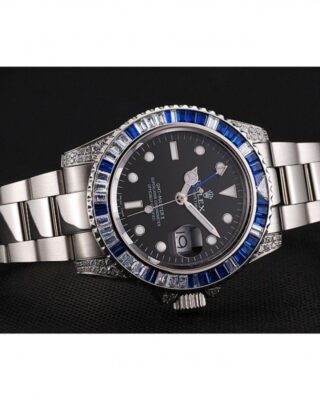 Superclone GMT-Master II Black Dial 1453747 Close-Up Focus