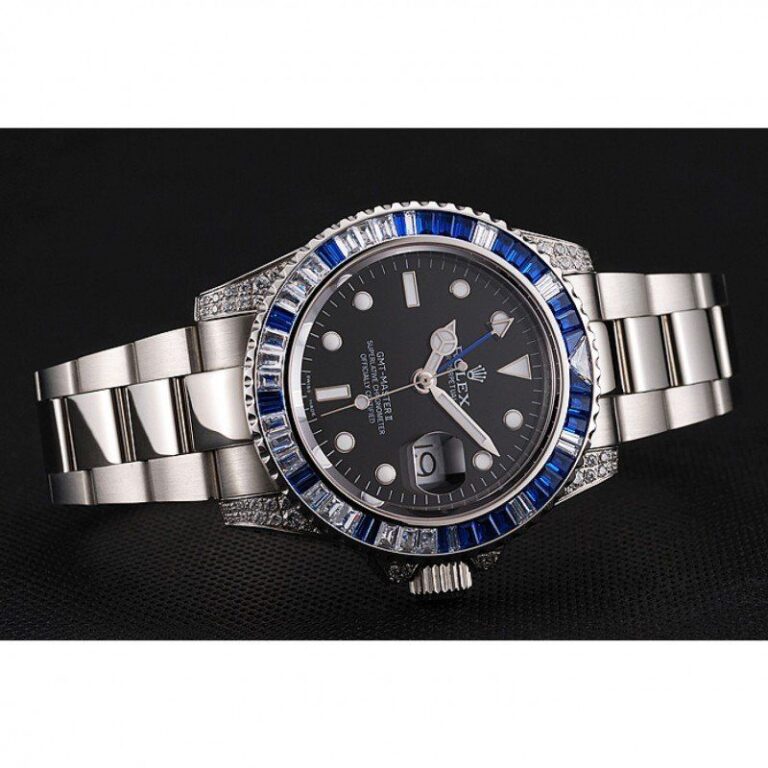 Superclone GMT-Master II Black Dial 1453747 Close-Up Focus