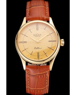 Superclone Cellini Gold Dial REP016798 Perspective View