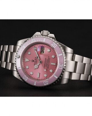 Superclone Submariner Pink Dial 1453980 Close-Up Focus