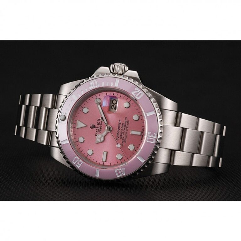 Superclone Submariner Pink Dial 1453980 Close-Up Focus