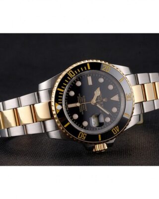 Superclone Submariner Black Dial PR16233BG Close-Up Focus
