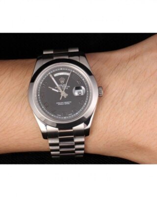 Superclone Day-Date Black Dial 80294 Visual Detail