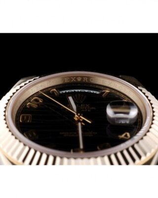 Superclone Day-Date Black Dial 41998 Visual Detail