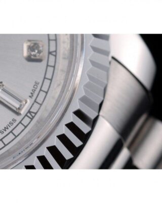 Superclone Day-Date Silver Dial 41995 Visual Detail