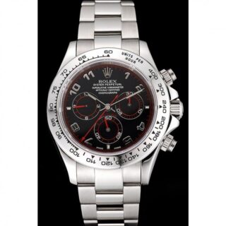 Superclone Daytona Black Dial 80296 Perspective View