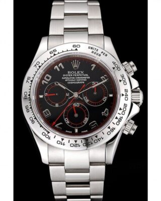 Superclone Daytona Black Dial 80296 Perspective View