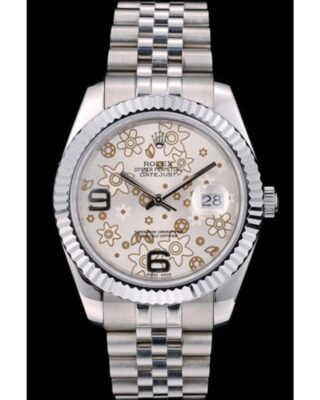 Datejust Silver Dial 41983 Perspective View