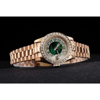 Datejust Green Dial RL39 Close-Up Focus