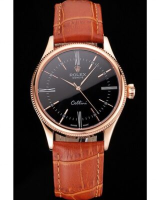 Superclone Cellini Black Dial REP016794 Perspective View