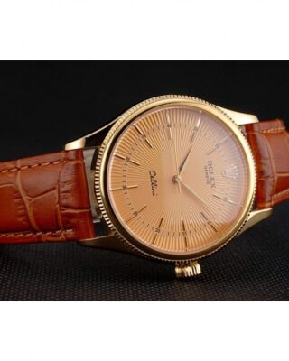 Superclone Cellini Gold Dial REP016808 Close-Up Focus